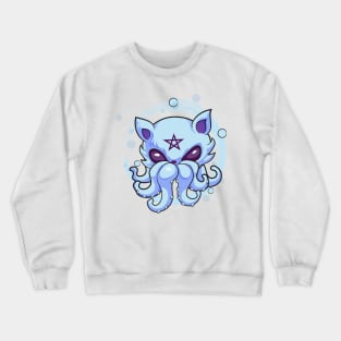 Kawaii pastel Goth Witchy Cat creepy Crewneck Sweatshirt